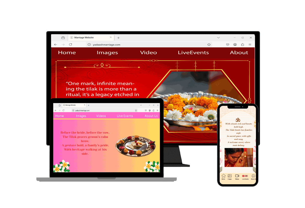 Traditional wedding technology