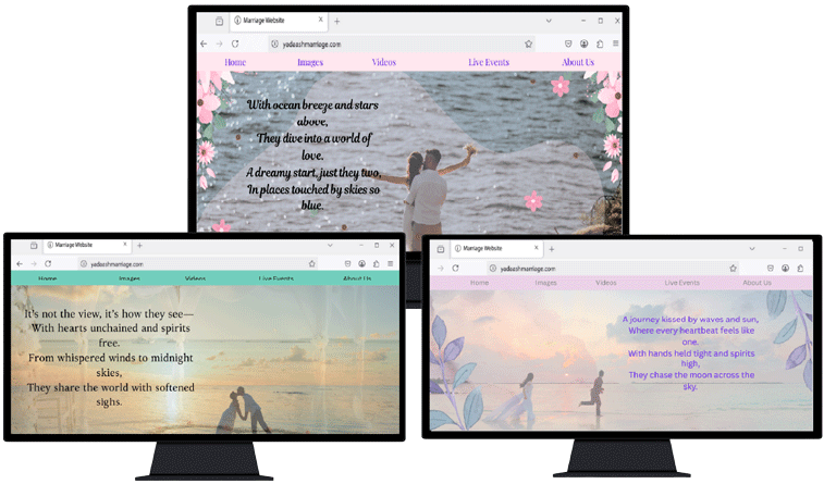 Smart wedding features