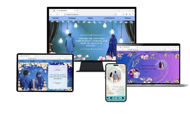 Digital wedding experience