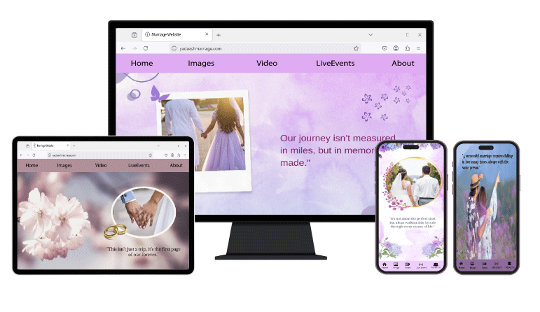 Smart wedding features